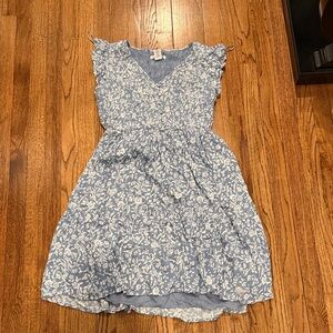 Lucky Brand Light Blue Floral Kids Dress